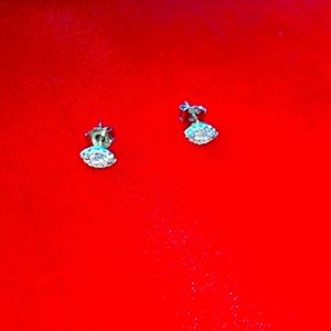 Sterling Silver Guardian Eye Studs Earrings.